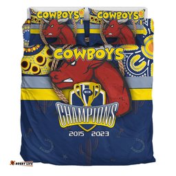 North Queensland Cowboys Bedding Set Talent Win Games But Teamwork And Intelligence Win Championships With Aboriginal Style