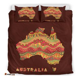 Aboriginal Bedding Sets, Australia Map Patterns