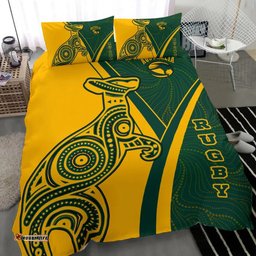 Australia Bedding Set Australian Kangaroo and Aboriginal Patterns