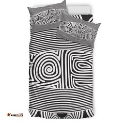Australia Aboriginal Bedding Set Indigenous Symbol Dot Painting Art Ver 3