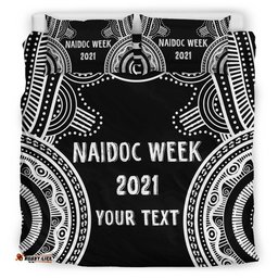 Custom Australia NAIDOC Week Bedding Set, Heal Country White