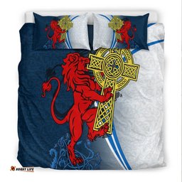 Scotland Bedding Set Scottish Lion Cross