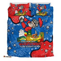 Newcastle Knights Custom Bedding Set - Australian Big Things Bedding Set