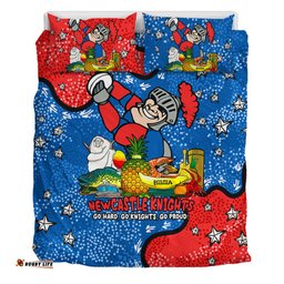Newcastle Knights Custom Bedding Set - Australian Big Things Bedding Set