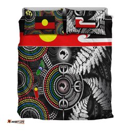 Aboriginal And Maori Bedding Set Culture Style