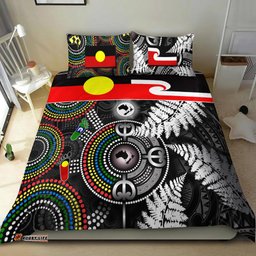Aboriginal And Maori Bedding Set Culture Style