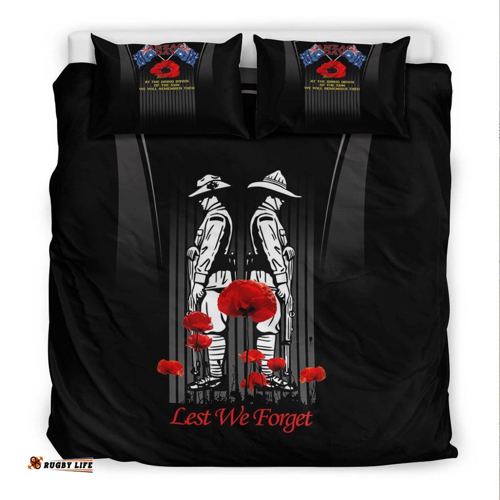ANZAC Remembrance Day Lest We Forget Bedding Set