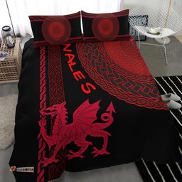 Wales Celtic Bedding Set Cymru and Celtic Pattern