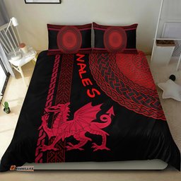 Wales Celtic Bedding Set Cymru and Celtic Pattern