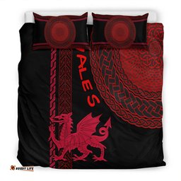 Wales Celtic Bedding Set Cymru and Celtic Pattern
