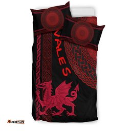 Wales Celtic Bedding Set Cymru and Celtic Pattern