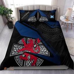 Scotland Celtic Bedding Set Celtic Cross and Lion
