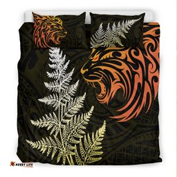 Lion Maori Bedding Set Aotearoa mix Silver Fern