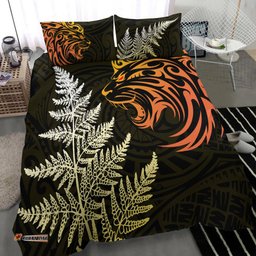 Lion Maori Bedding Set Aotearoa mix Silver Fern