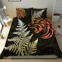 Lion Maori Bedding Set Aotearoa mix Silver Fern