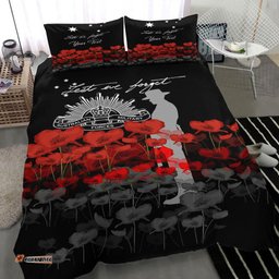 Custom Australian Military Forces ANZAC Day Lest We Forget Bedding Set