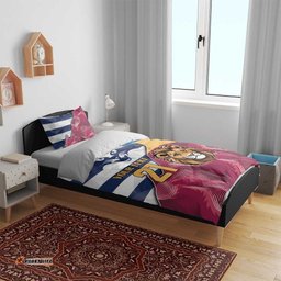 Brisbane-Geelong Football Custom Bedding Set Cracked Metal Style