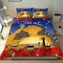 Australia ANZAC Day Soldier Salute Bedding Set