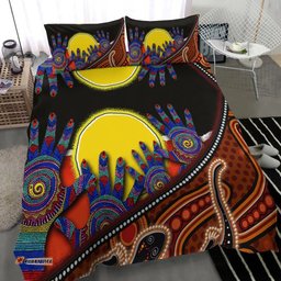 Aboriginal Flag Indigenous Family Hand AUS02