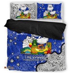 Canterbury-Bankstown Bulldogs Custom Bedding Set - Australian Big Things Bedding Set