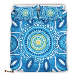 Australia Aboriginal Bedding Set Indigenous Dot Painting Patterns