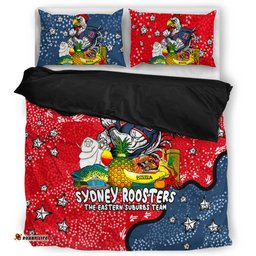Sydney Roosters Custom Bedding Set - Australian Big Things Bedding Set