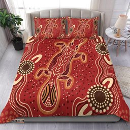 Australia Aboriginal Bedding Set Indigenous Platypus Ver 1
