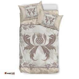 Thistle Scotland Bedding Set Creme
