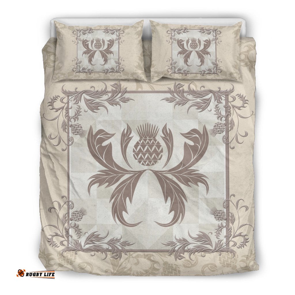 Thistle Scotland Bedding Set Creme