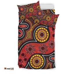 Aboriginal Bedding Set Indigenous Patterns Ver11