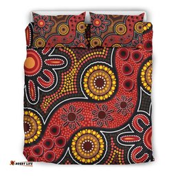 Aboriginal Bedding Set Indigenous Patterns Ver11