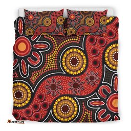Aboriginal Bedding Set Indigenous Patterns Ver11