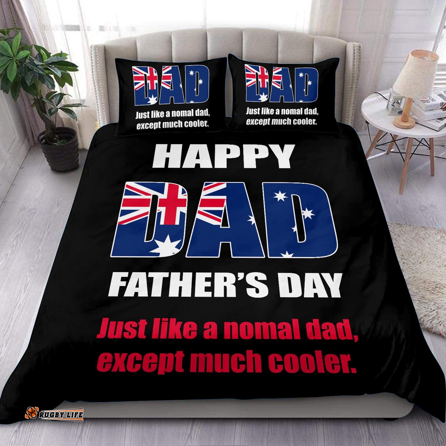 Australia Happy Father's Day Normal Dad Bedding Set LT20