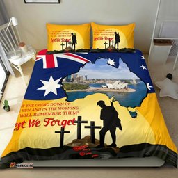 ANZAC Day Bedding Set Today's Peace Is Yesterday's Sacrifice