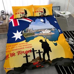 ANZAC Day Bedding Set Today's Peace Is Yesterday's Sacrifice