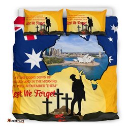 ANZAC Day Bedding Set Today's Peace Is Yesterday's Sacrifice