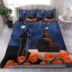 ANZAC Day Navy Blue Bedding Set