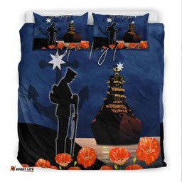 ANZAC Day Navy Blue Bedding Set