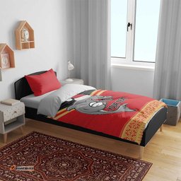 NRL Dolphins Mascot Christmas Personalised Bedding Set Black Style