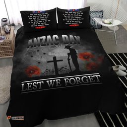 ANZAC Day Remember Australia and New Zealand Bedding Set