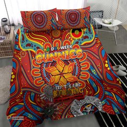 Gold Coast Suns NAIDOC Week 2024 Bedding Set Mascot Football DT02