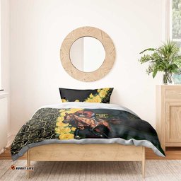 Melbourne Horse Racing Bedding Set Yellow Roses - Ready Set Gallop!