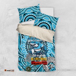 NAIDOC Week 2024 Sharks Bedding Set Mascot Rugby DT02