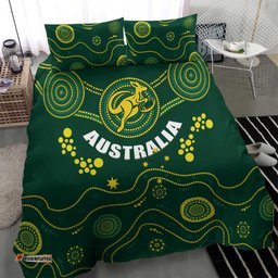 Australia 2024 Rugby Bedding Set Go Wallabies