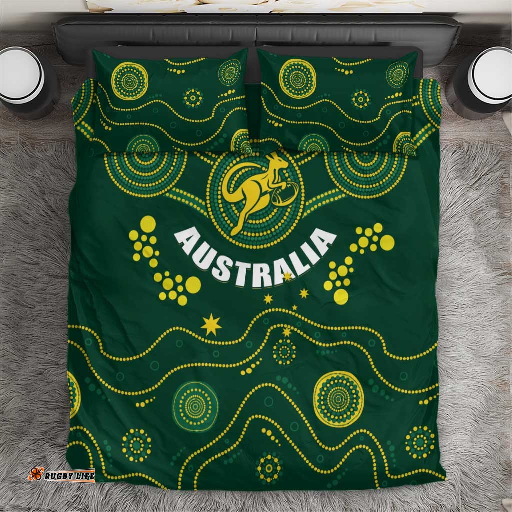 Australia 2024 Rugby Bedding Set Go Wallabies
