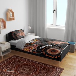 NAIDOC Week 2024 Personalised Bedding Set Aboriginal Hand Stencils