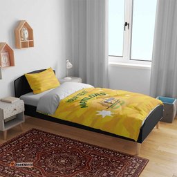 Custom Australia Matildas Bedding Set National Color Indigenous Art