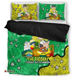 Canberra Raiders Custom Bedding Set - Australian Big Things Bedding Set
