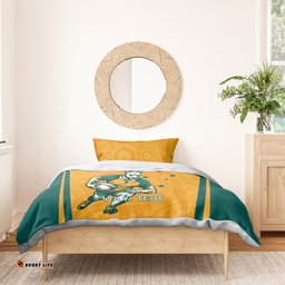 Custom Australia Rugby Bedding Set Wallabies Mascots Sporty Version