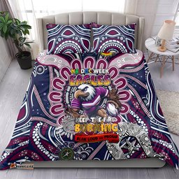 NAIDOC Week 2024 Eagles Bedding Set Mascot Rugby DT02